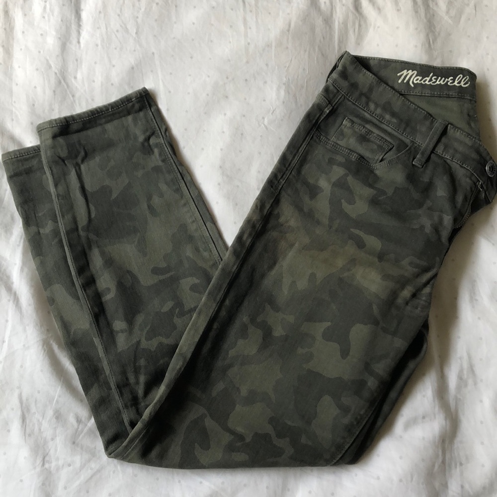 Madewell Skinny Skinny Ankle Camo